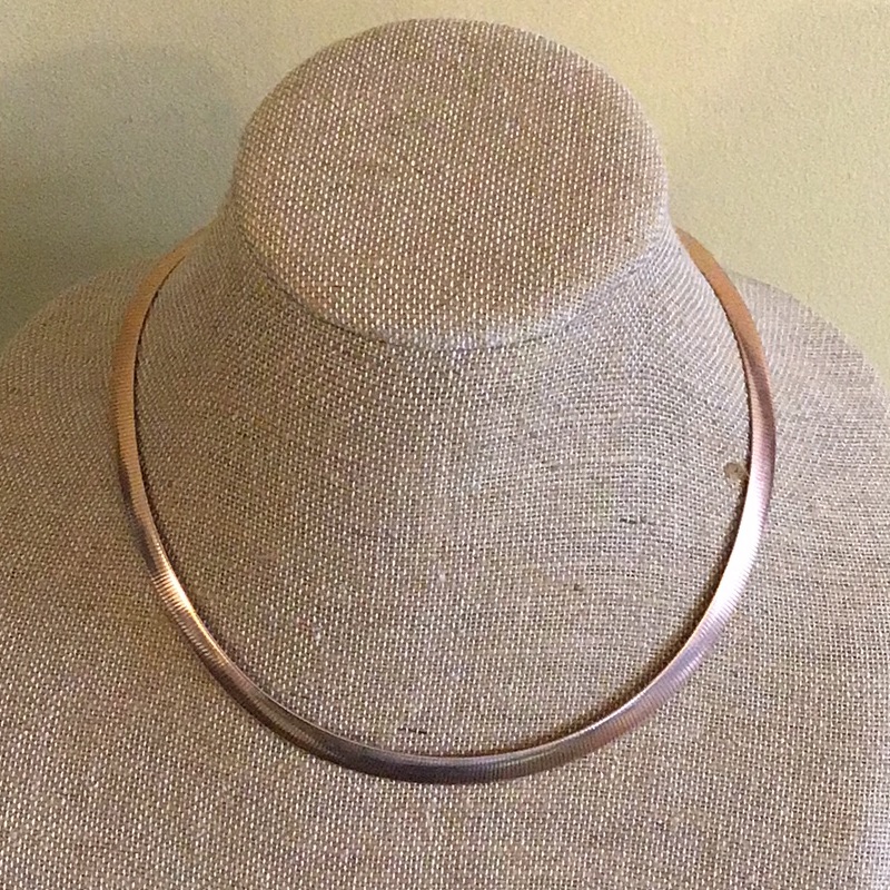 [ Final Price ] Bronzo Italia 20” Omega Necklace ( Rose Gold )